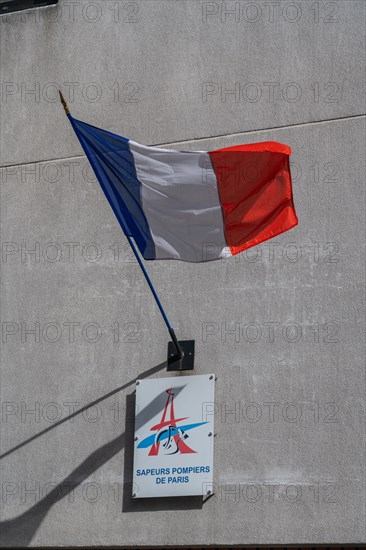 Paris, three coloured flag
