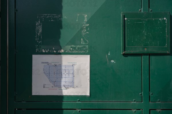 Paris, entrance door of the Montparnasse cemetery