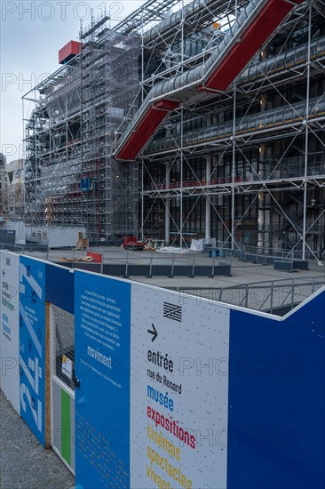 Paris, Centre Pompidou fermé pour cause d’épidémie de coronavirus