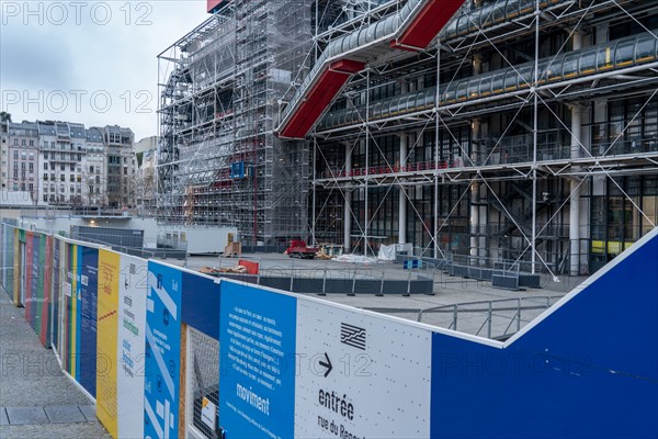 Paris, Centre Pompidou fermé pour cause d’épidémie de coronavirus