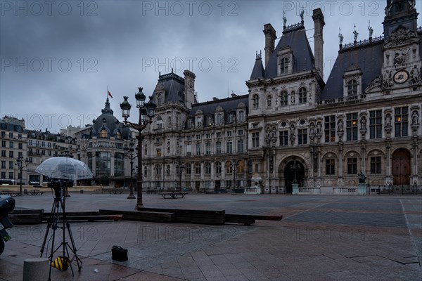 Paris, caméra pour interview