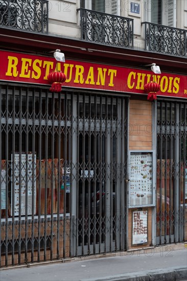 Paris, restaurant closed to prevent spread of coronavirus