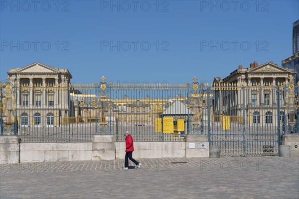 The Palace of Versailles closed due to the Covid-19 outbreak