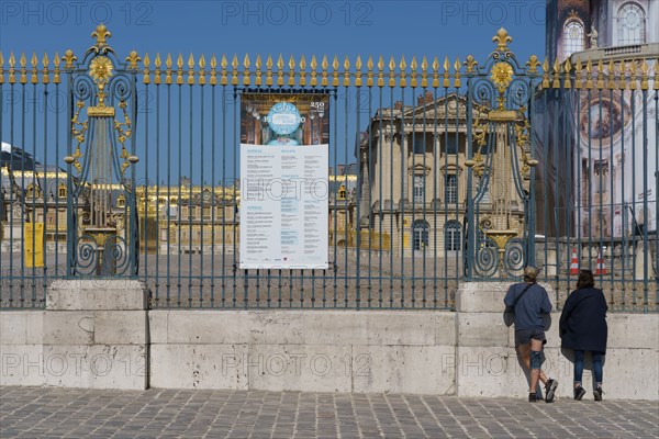 The Palace of Versailles closed due to the Covid-19 outbreak