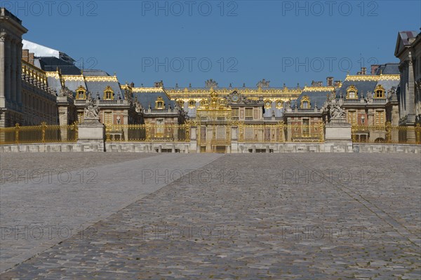 The Palace of Versailles closed due to the Covid-19 outbreak