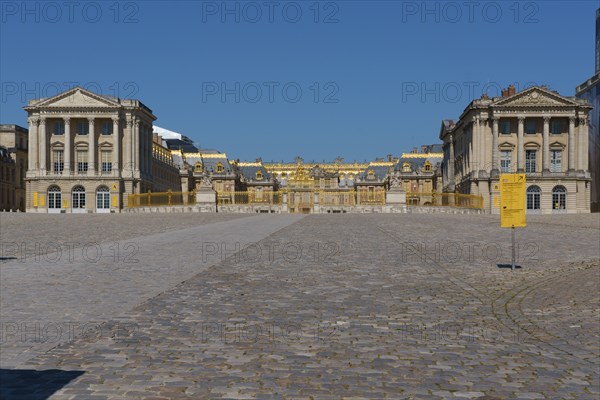 The Palace of Versailles closed due to the Covid-19 outbreak