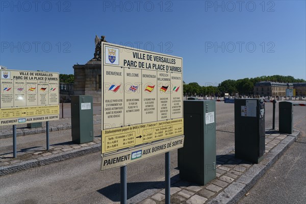 Le château de Versailles fermé à cause de l'épidémie de Covid-19