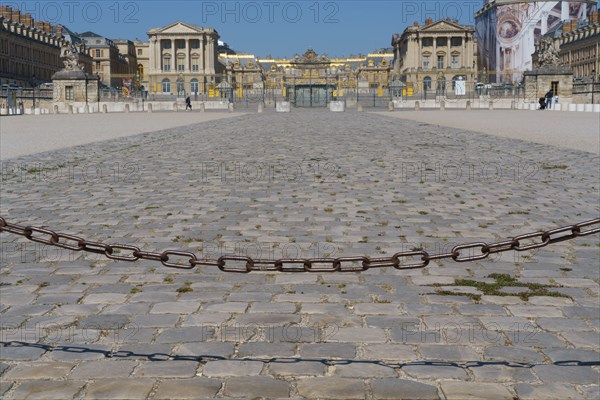 The Palace of Versailles closed due to the Covid-19 outbreak