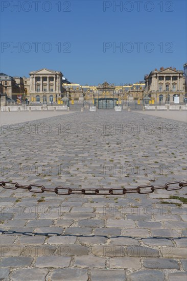 The Palace of Versailles closed due to the Covid-19 outbreak