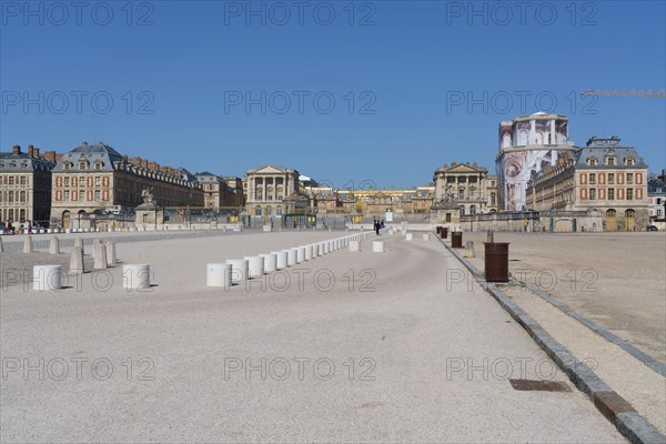 Le château de Versailles fermé à cause de l'épidémie de Covid-19