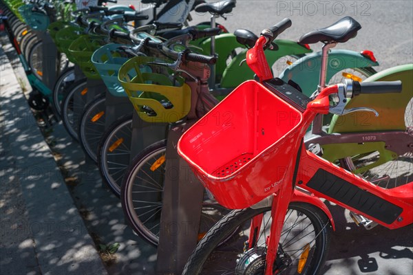 Paris, vélos en libre service