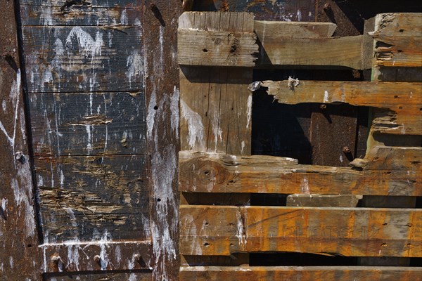 Trouville-sur-Mer, detail of a fishing trawl