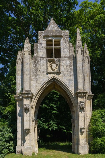 Banneville la Campagne, vestiges du château