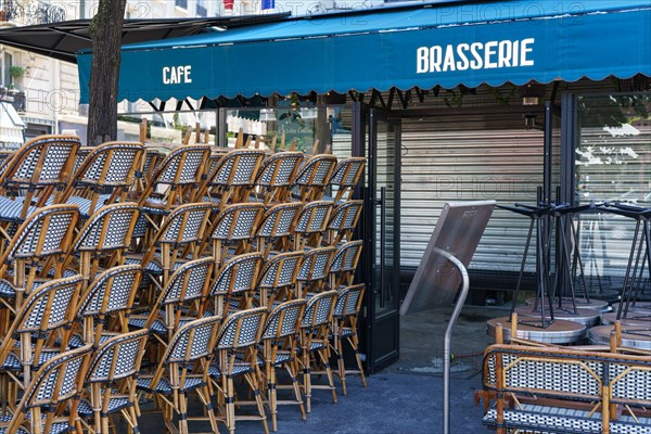 Paris, brasserie fermée