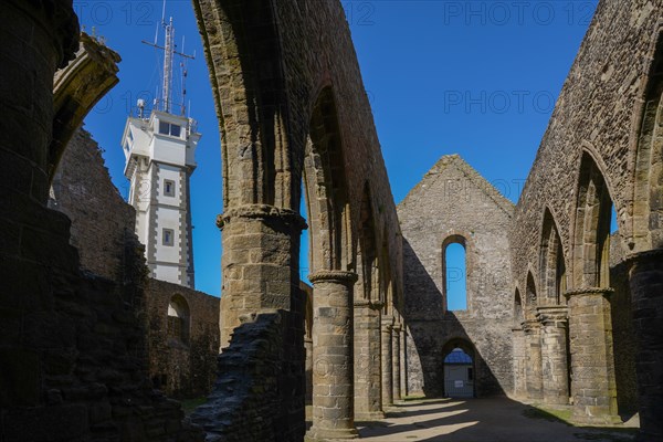 Abbey on the pointe Saint-Mathieu, North tip of Finistère