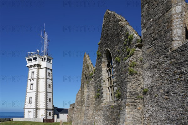 Abbey on the pointe Saint-Mathieu, North tip of Finistère