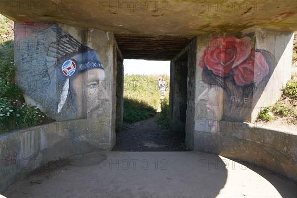 Pointe Saint-Mathieu, North tip of Finistère, bunker