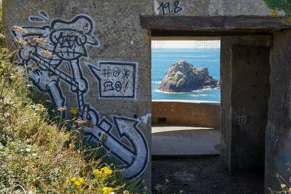 Pointe Saint-Mathieu, Finistère nord, blockhaus