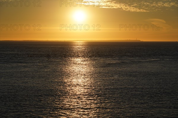 Pointe de Kermorvan, North tip of Finistère, sunset