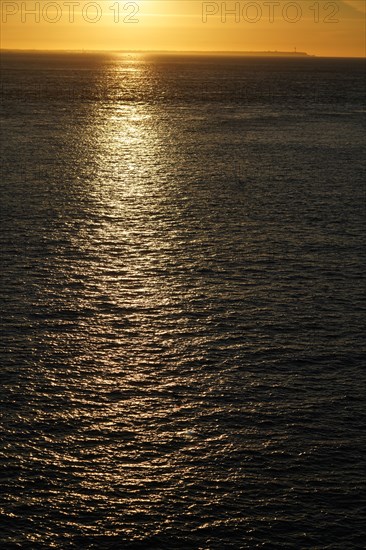 Pointe de Kermorvan, North tip of Finistère, sunset