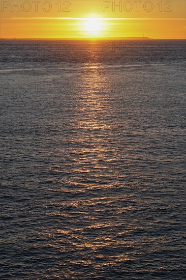 Pointe de Kermorvan, North tip of Finistère, sunset