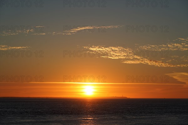 Pointe de Kermorvan, North tip of Finistère, sunset