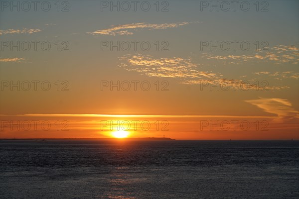 Pointe de Kermorvan, North tip of Finistère, sunset