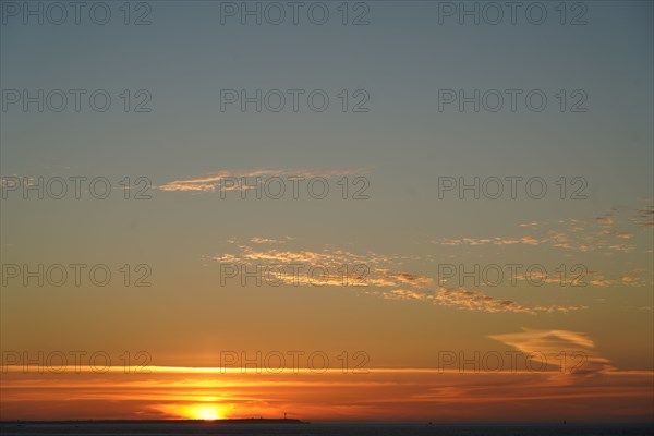 Pointe de Kermorvan, North tip of Finistère, sunset