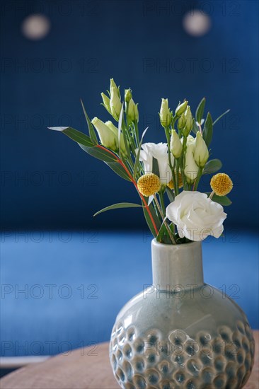 Small bouquet of flowers in a vase