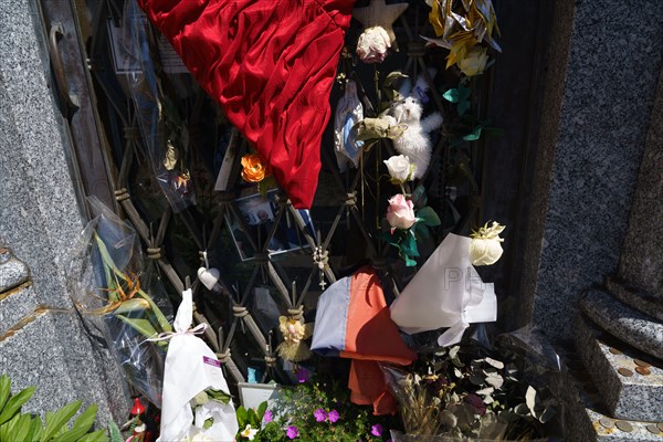 Tomb of Charles Aznavour, Montfort l'Amaury Cemetery, Yvelines