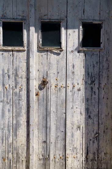 Vieille porte de garage