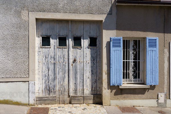 Vieille porte de garage