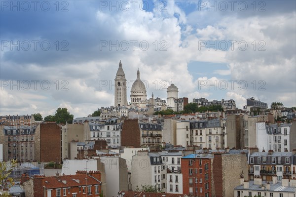 Paris, vue sur le Sacré Cœur