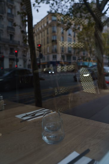 Paris, restaurant fermé pour cause de pandémie Covid-19