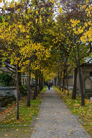 Paris, cimetière du Montparnasse à la Toussaint