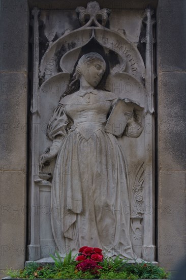 Paris, Montparnasse cemetery at All Saints' Day