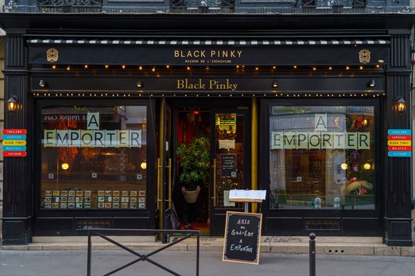 Paris, restaurant fermé pour cause de pandémie Covid-19