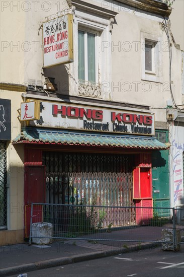 Closed Chinese restaurant, Le Mans