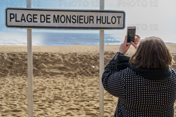 Saint-Nazaire, beach of Monsieur Hulot