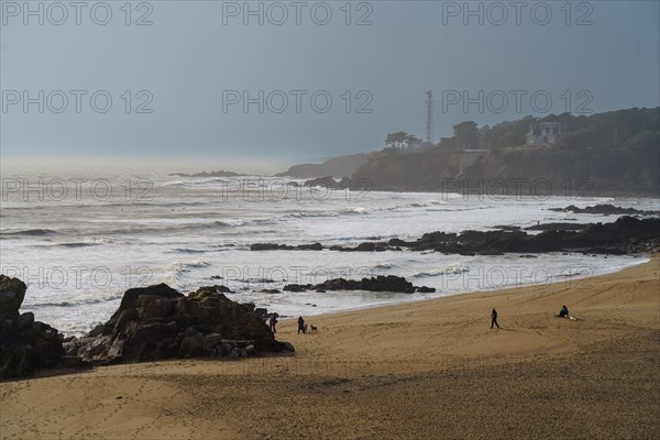 Beach of la Courance in Saint-Marc-sur-Mer, Loire-Atlantique