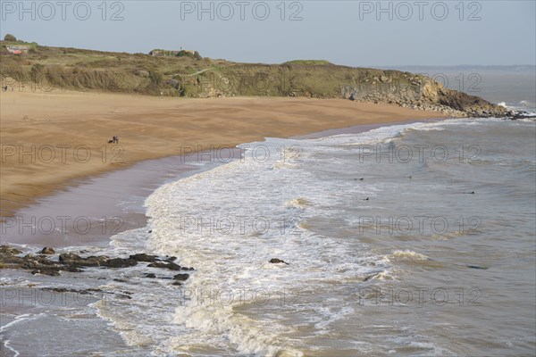 Plage de la Courance à Saint-Marc-sur-Mer, Loire-Atlantique