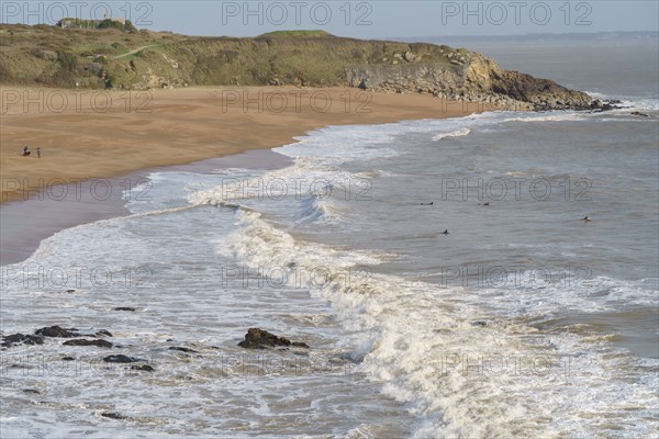 Plage de la Courance à Saint-Marc-sur-Mer, Loire-Atlantique