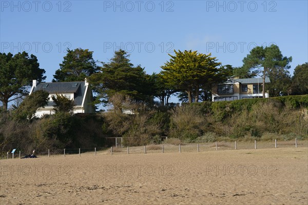 Beach of la Courance in Saint-Marc-sur-Mer, Loire-Atlantique