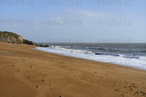 Beach of la Courance in Saint-Marc-sur-Mer, Loire-Atlantique