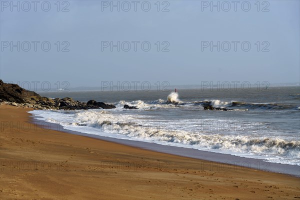 Beach of la Courance in Saint-Marc-sur-Mer, Loire-Atlantique