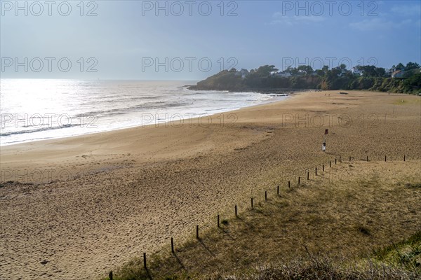 Beach of la Courance in Saint-Marc-sur-Mer, Loire-Atlantique