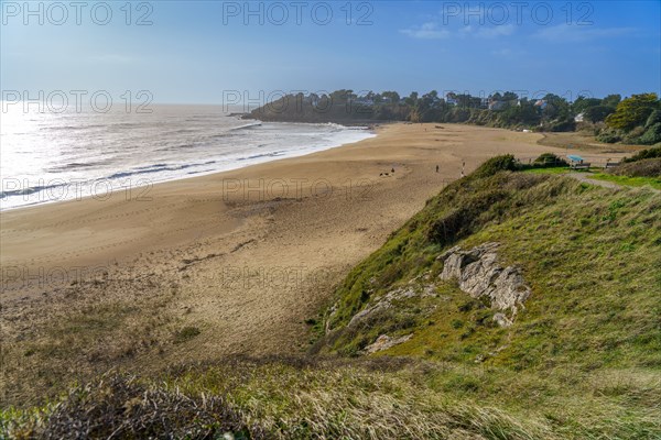 Beach of la Courance in Saint-Marc-sur-Mer, Loire-Atlantique