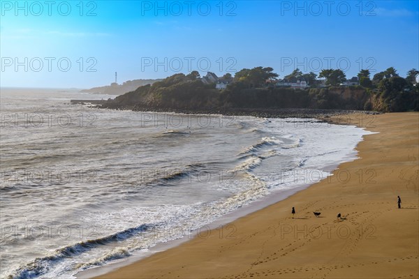 Beach of la Courance in Saint-Marc-sur-Mer, Loire-Atlantique