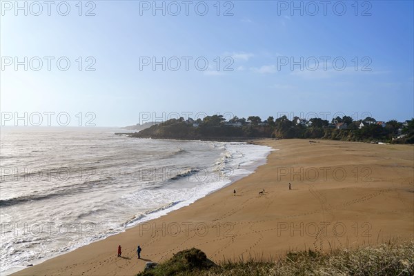 Beach of la Courance in Saint-Marc-sur-Mer, Loire-Atlantique