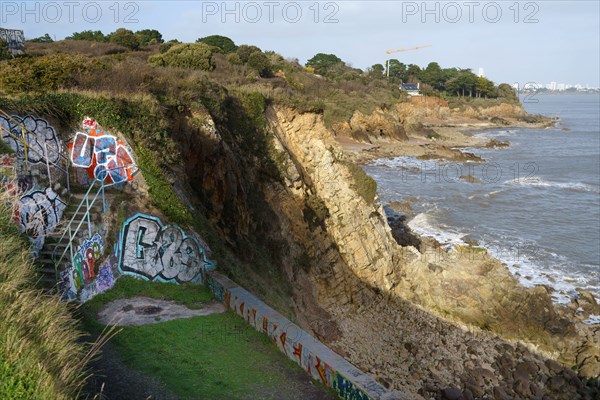 Beach of la Courance in Saint-Marc-sur-Mer, Loire-Atlantique